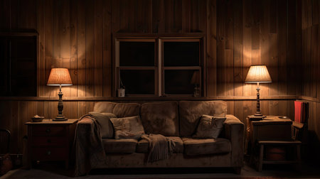 lived dark wood panelの素材