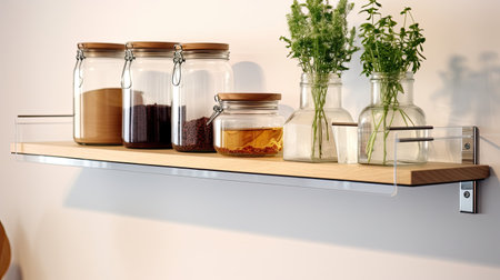 floating acrylic shelvesの素材