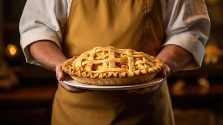 pie golden delicious applesの素材