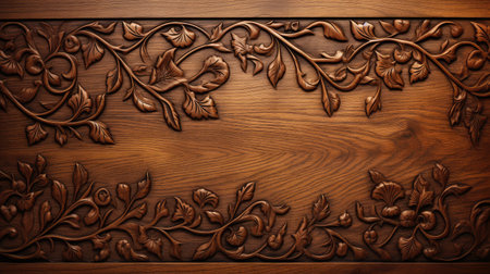 decorative brown wood backgroundの素材
