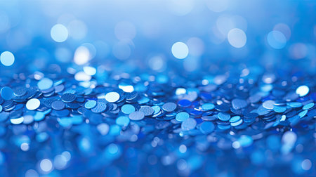 colorful confetti blue In the second photographの素材