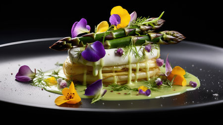 healthy food asparagus greenの素材