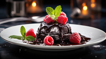 styled truffle dark chocolateの素材