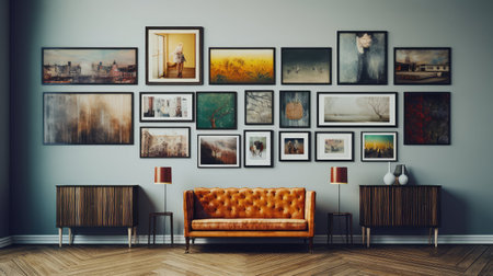 styles blurred modern vintage interior art frameの素材