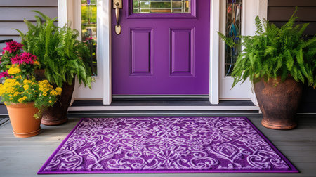 plum purple welcomeの素材