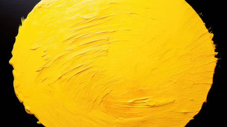round yellow paint circleの素材
