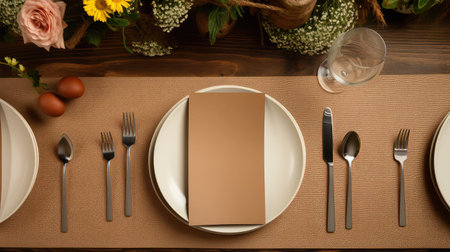 dining brown kraft paperの素材