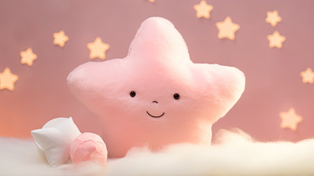 cloud baby pink starsの素材