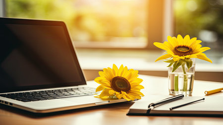 notebook yellow businessの素材