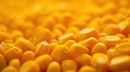 vibrant macro corn backgroundの素材