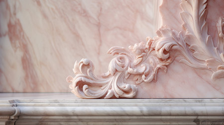 fireplace light pink marbleの素材