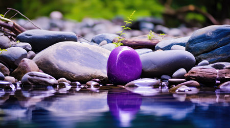 crystal purple stoneの素材