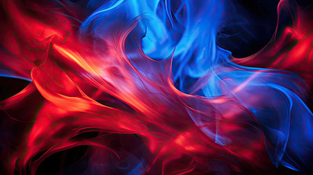 cozy red blue flameの素材