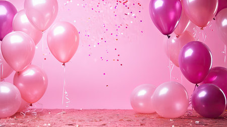 vibrant glitter pink backgroundの素材