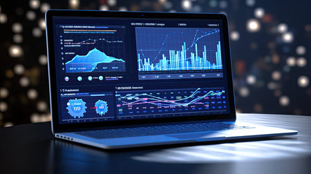 visualization analytics blueの素材