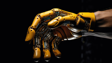 artificial technology yellowの素材