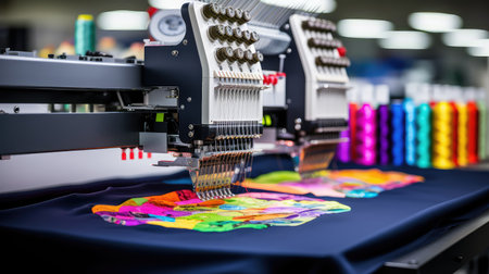 fabric embroidery equipmentの素材
