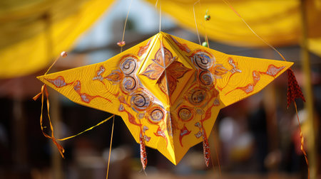 beauty yellow kiteの素材