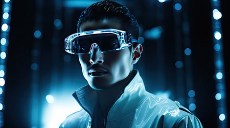 smglasses light tech imageの素材