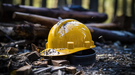 protection yellow hardhatの素材