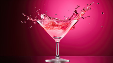 pour splash martini pinkの素材