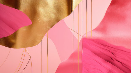 vibrant pink gold backgroundの素材