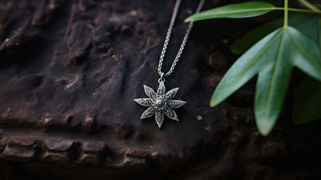 chain distressed starsの素材