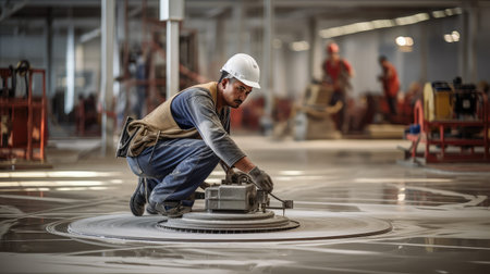 manufacturing floor Cement Factoryの素材