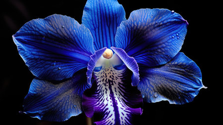 petals blue and purple floralの素材