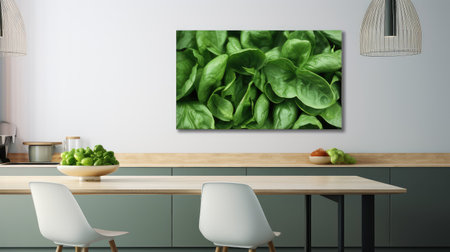 modern background spinach greenの素材