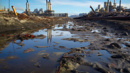 contamination oil and gas siteの素材