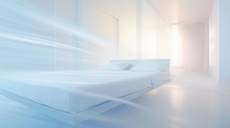 bed blurred rooms interiorの素材