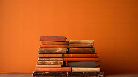 arranged brown orange backgroundの素材