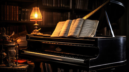 eerie dark pianoの素材