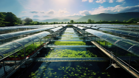 ponds aquatic fish farmの素材