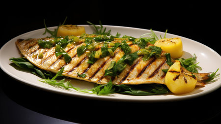 gourmet golden pompanoの素材