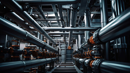 fluids refinery equipment In the second photographの素材