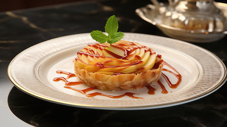 baked dessert apple fruitの素材