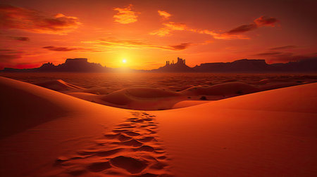 heat desert sunの素材