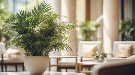 elegance blurred interior plantの素材