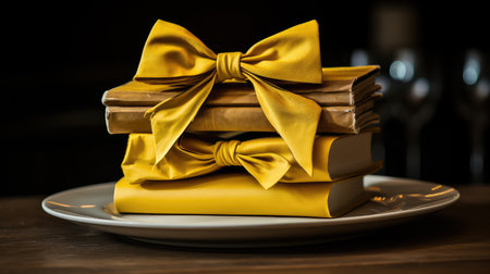 shape yellow napkinの素材