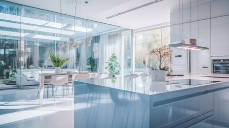 design blurred luxury modern home interiorの素材