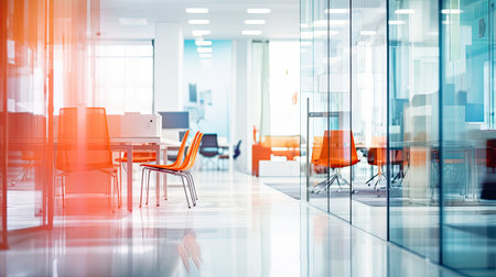dynamic blurred office interiorsの素材