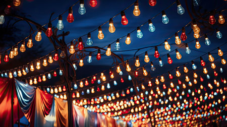 night carnival lightsの素材