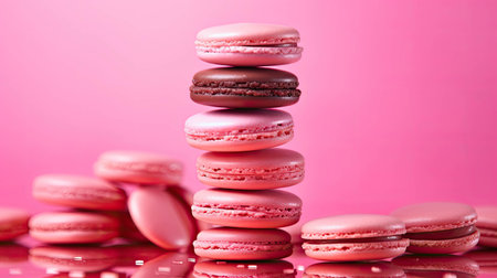 stack pink background paperの素材