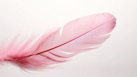 mid pink featherの素材