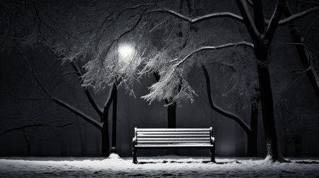 park dark winterの素材