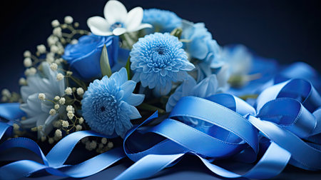 survivor cancer ribbon blueの素材