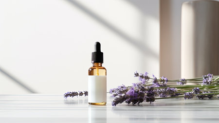 flowers bottle of oilの素材