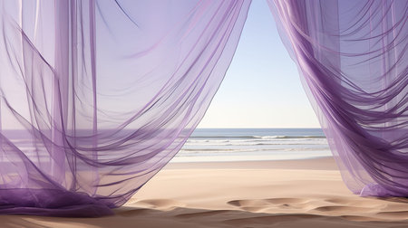 drapes purple meshの素材